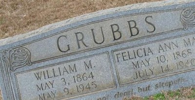Felicia Ann May Grubbs on Sysoon