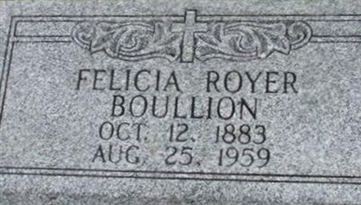 Felicia Royer Boullion on Sysoon