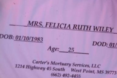 Felicia Ruth Wiley on Sysoon