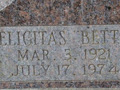Felicitas "Betty" Reyes on Sysoon