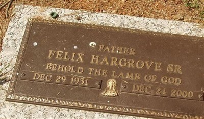 Felix Hargrove, Sr on Sysoon