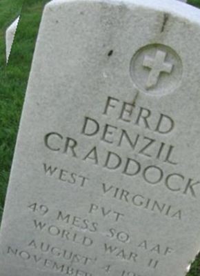Ferd Denzil Craddock on Sysoon