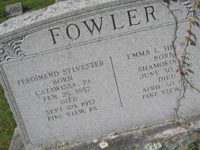 Ferdinand Sylvester Fowler on Sysoon