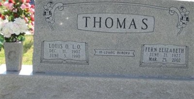 Fern Elizabeth Barney Thomas on Sysoon
