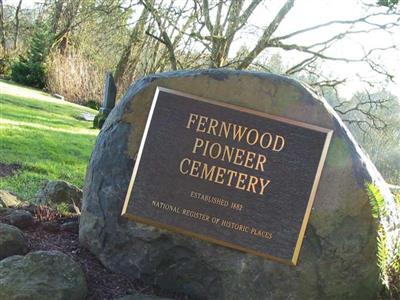 Fernwood Pioneer Cemetery on Sysoon