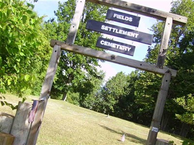 Fields Settlement Cemetery on Sysoon