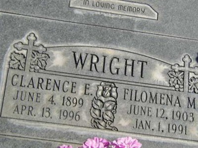 Filomena M. Wright on Sysoon