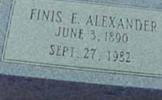 Finis E Alexander on Sysoon