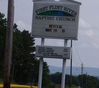 First Flint River Baptist Church Cemetery on Sysoon