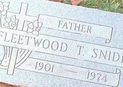 Fleetwood T. Snider on Sysoon