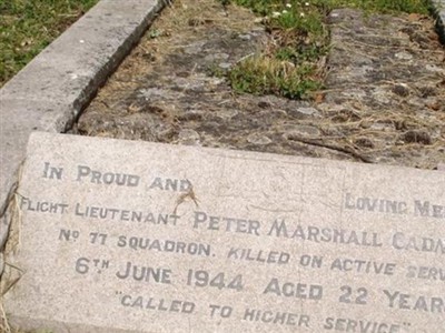 Flight Lieutenant ( Pilot ) Peter Marshall Cadman on Sysoon