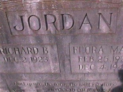 Flora Maye Jordan on Sysoon