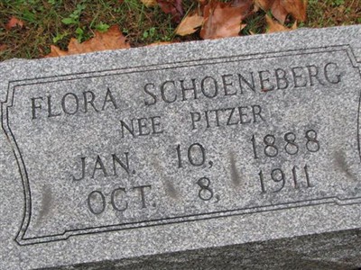 Flora Pitzer Schoeneberg on Sysoon