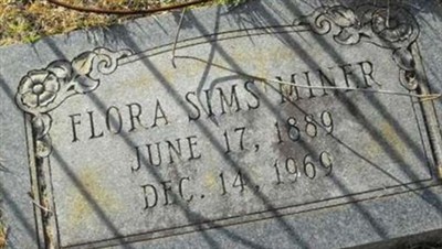 Flora Sims Miner on Sysoon