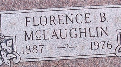 Florence B McLaughlin on Sysoon
