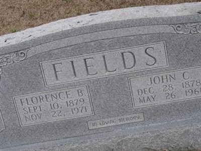 Florence Burton Fields on Sysoon