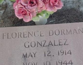 Florence Dormany Gonzalez on Sysoon