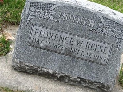 Florence Eltha Woolf Reese on Sysoon