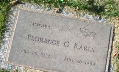 Florence G Karlis on Sysoon