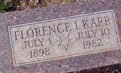 Florence I. Royse Karr on Sysoon