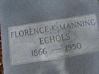 Florence K Manning Echols on Sysoon