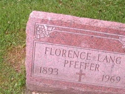 Florence Lang Pfeffer on Sysoon