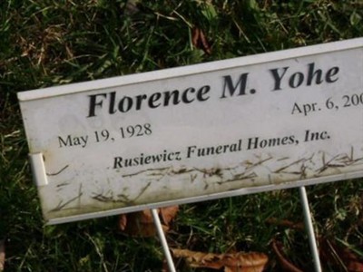 Florence M. Yohe on Sysoon