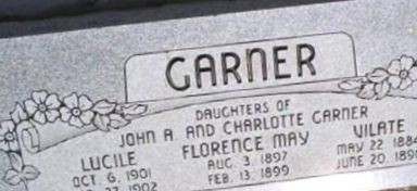 Florence May Garner on Sysoon