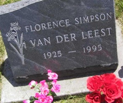 Florence Simpson Vanderleest on Sysoon