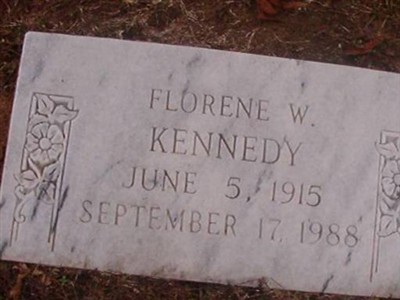 Florene W Kennedy on Sysoon
