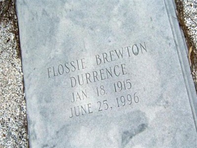 Flossie Brewton Durrence on Sysoon