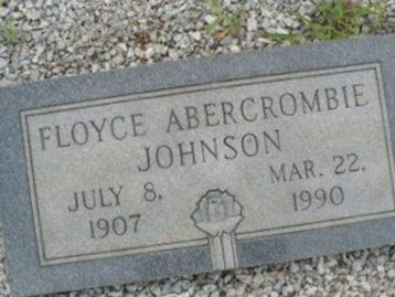 Floyce Abercrombie Johnson on Sysoon