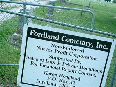Fordland Cemetery on Sysoon