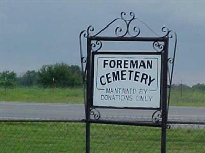 Foreman Cemetery on Sysoon