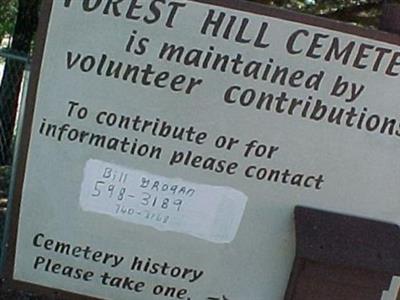 Forest Hill Cemetery on Sysoon