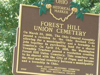 Forest Hill Union Cemetery on Sysoon