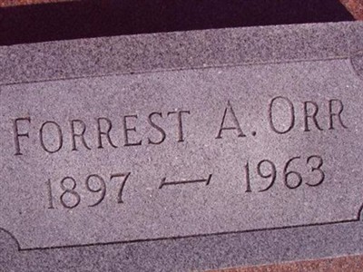Forrest A Orr on Sysoon