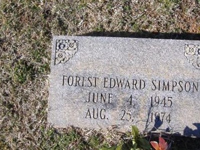 Forrest Edward Simpson on Sysoon