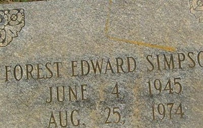 Forrest Edward Simpson on Sysoon