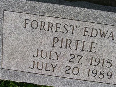 Forrest Edwards Pirtle on Sysoon