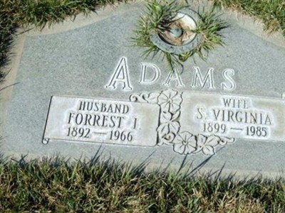 Forrest Irvin Adams on Sysoon