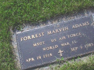 Forrest Marvin Adams on Sysoon