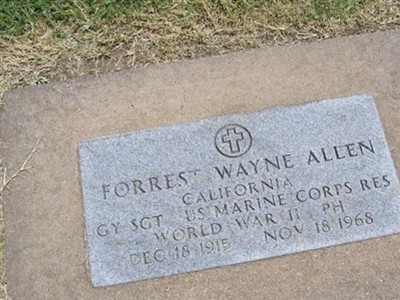 Forrest Wayne Allen on Sysoon