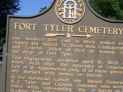 Fort Tyler Cemetery on Sysoon