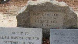 Foy Family Cemetery on Sysoon