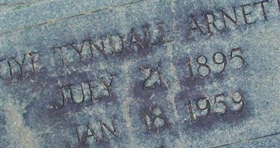 Foye Tyndall Arnette on Sysoon