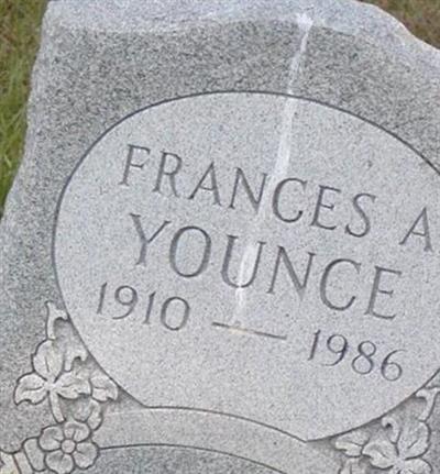 Frances A Younce on Sysoon