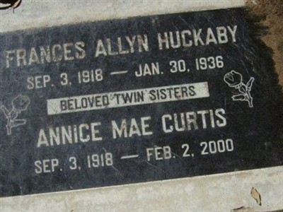 Frances Allyn Huckaby on Sysoon