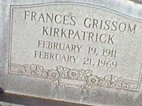 Frances Cornelia Goolsby Kirkpatrick on Sysoon