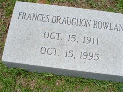 Frances Draughon Rowland on Sysoon